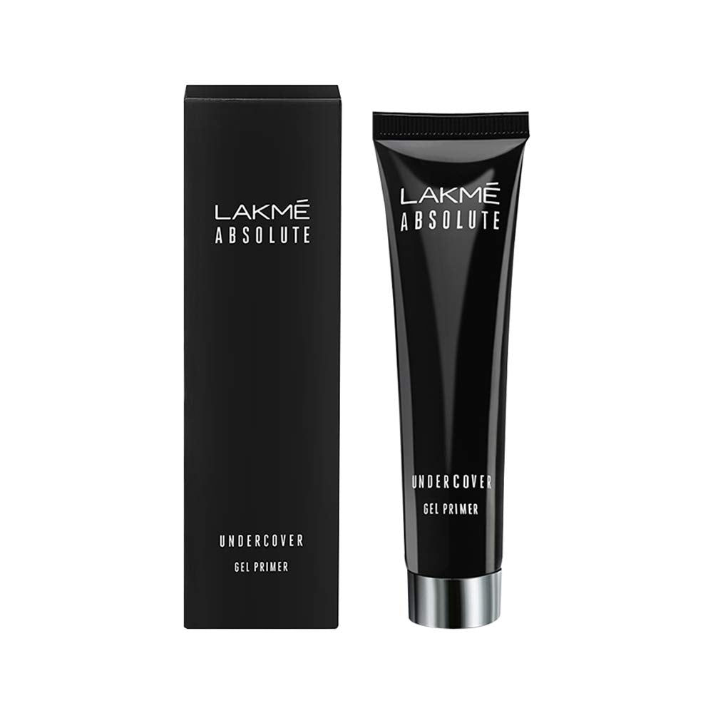 Lakmé Eyeconic Lash Curling Mascara, Black, 9ml And Lakmé Absolute Under Cover Gel Face Primer, White, 30 g