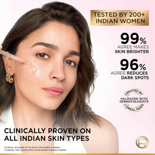 L'Oreal Paris Glycolic Bright 8% [Melasyl + Niacinamide] Face Serum for Brightening Dark Spots 15ml