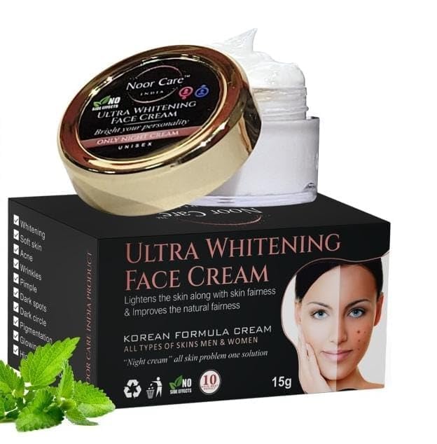 Noor Care INDIA Fairness Cream For Men & Women |Reduces Dark Spots, Boosts Radiance 15g -Pack Of 1)