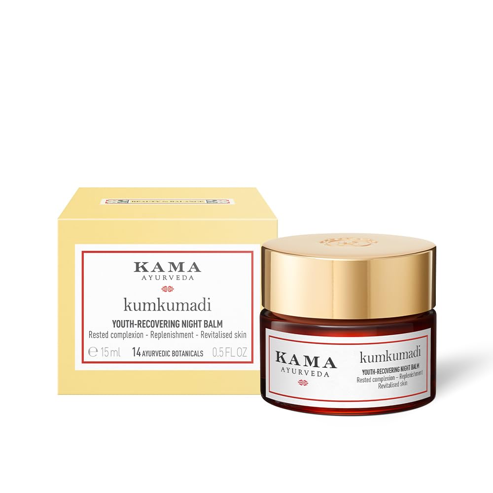 KUMKUMADI YOUTH-RECOVERING NIGHT BALM, 15 ML | Brightening Night Cream | NEW & IMPROVED
