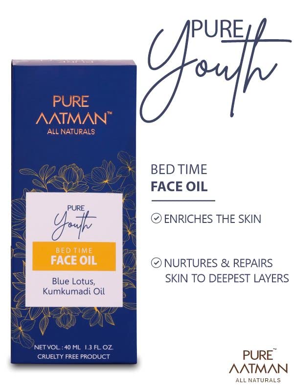 PURE AATMAN Combo pack of 2 | Vitamin C | Face wash | Kumkumadi tailam | Brightening, Oil, Toned Glow Enriched with Saffron & Sandalwood, 100% Chemical Free |