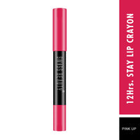 Swiss Beauty 12 Hrs. Stay Matte Lip Crayon, Pink Up, 3g - Long Lasting, Waterproof, Super Stay, Matte Finish Lip Crayon, Long Wear, Crayon Lipstick