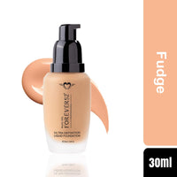 Daily Life Forever52 Ultra Definition Liquid Foundation|24-Hour Wear, Medium to High Coverage, Pore-Minimizing & Mattifying, Anti-Aging, Satin-Like Finish|Ideal for Dark Skin (Fudge,30ml)