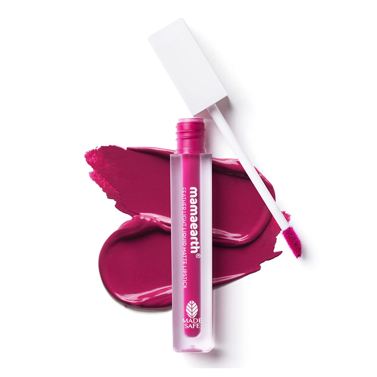 Mamaearth Feather Light Liquid Matte Lipstick with Coconut & Vitamin E for 16-Hour Long Stay (Weightless & Non-Drying) - 07 Pink Orchid-3.5 ml