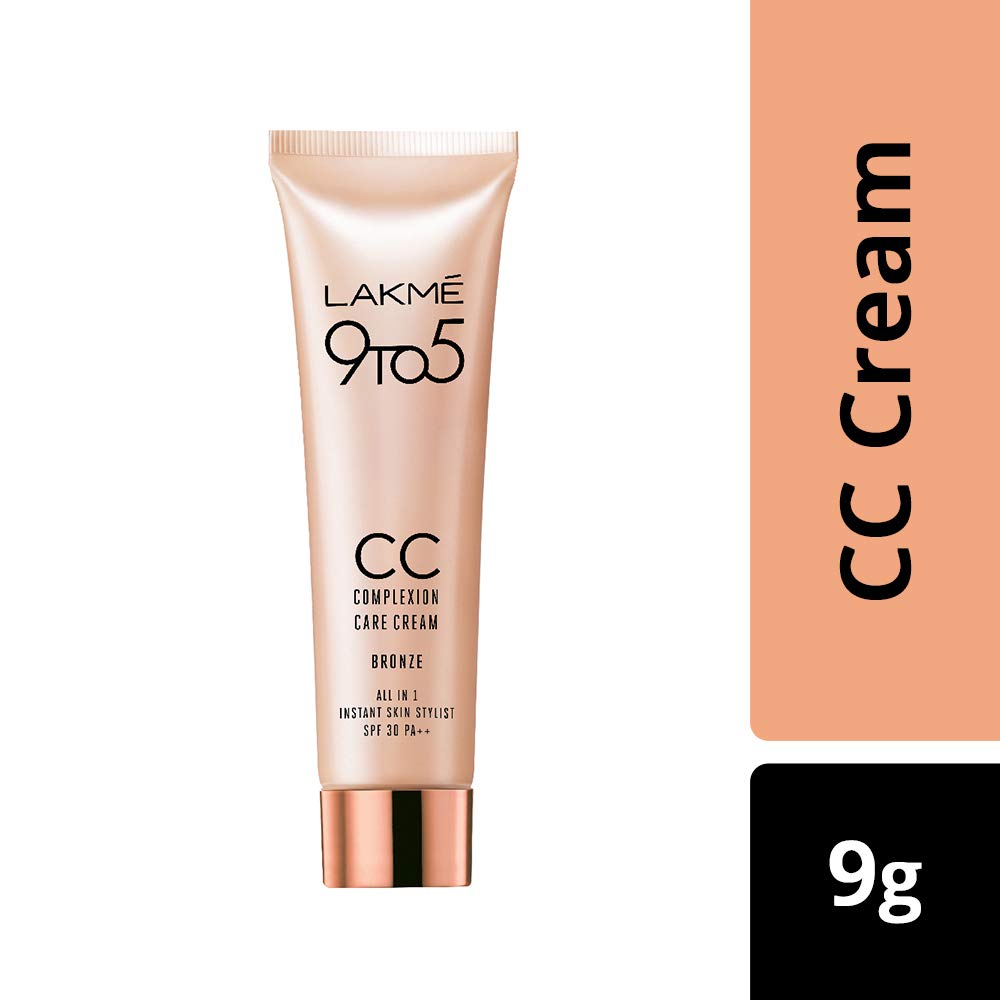 Lakmé Perfecting Liquid Light Coverage Foundation, Pearl, For All Skin 27Ml And © Complexion Care Face Cream, Bronze, 9G Matte Finish, 2 Count