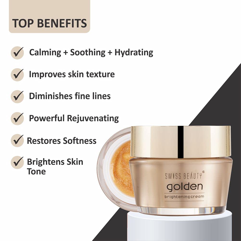 Swiss Beauty Golden Skin Brightening Cream, 30gm
