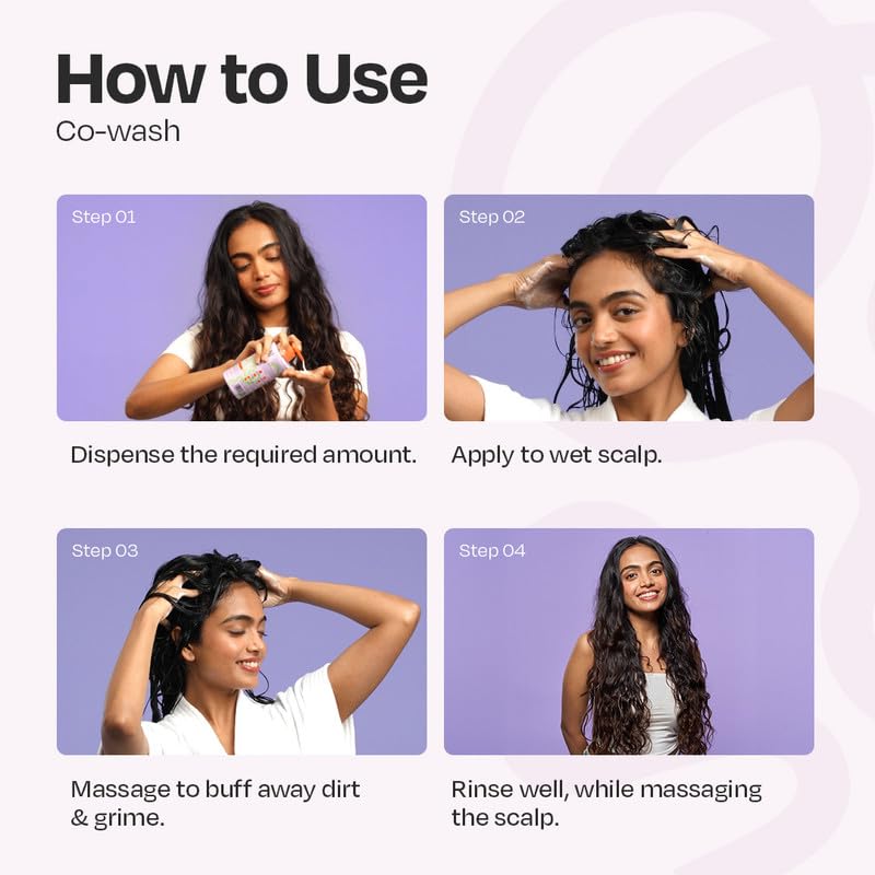 Manetain Co-Wash for Curly Hair - 200ml | 2 in 1 Shampoo & Conditioner | Non-foaming | Sulphate and Paraben Free | CG Friendly | Suitable for Dry and Frizzy Hair