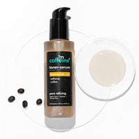 mcaffeine 5% Niacinamide 2 In 1 Toner-Serum With Coffee For Pore Refining|Fades Blemishes, Tightens & Cleanses Pores|24 Hrs Hydration|Lightweight Face Toner For Women & Men - 150 Ml, Pack of 1