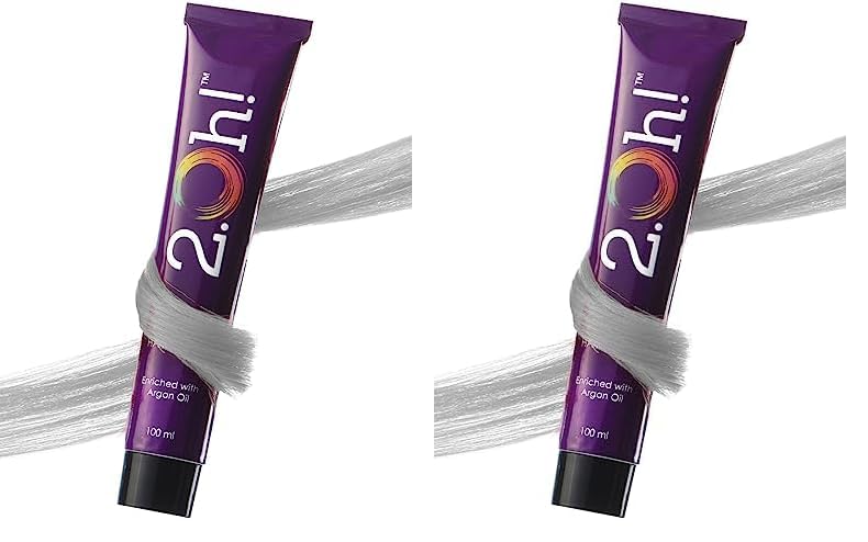 2.Oh! Italian- Steel Grey Hair Color For Women & Men | Ammonia-Free DIY Semi Permanent Hair Color | Enriched with Argan Oil | Lasts upto 5-6 Washes (Pack of 2)