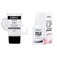 Insight Primer | 3 In 1 Oil Free (PRIMER) & Insight Makeup Fixer and 3 in 1 Primer (Makeup Fixer)