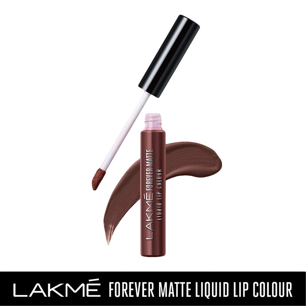 Lakmé Forever Matte Liquid Lip Colour, Brown Espresso, 5.6 Ml & Lakmé Forever Matte Liquid Lip Colour, Nude Dream, 5.6 Ml