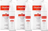 Brinton GlowNise Deep Cleansing Foam Face Wash | For Oily and Acne Prone Skin | Exfoliates, Rejuvenates and Cleanses Skin - 60 ml x Pack of 3