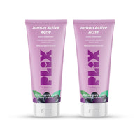 The Plant Fix Plix PLIX - THE PLANT FIX 0.5% w/w Salicylic Acid Jamun Face Wash Cleanser Gel (100 ml, Pack of 2) For Active Acne & Oil Control, For Breakouts | Oily & Acne Prone Skin | Women & Men
