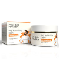 Nourish Mantra Urban Raja Daily Moisturizing Cream | Face Moisturizer for Dry Skin & Pore Minimizing | Enriched with Hyaluronic Acid & Niacinamide | Suits All Skin Types | For Men | 50 ml