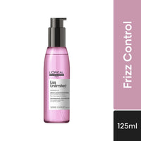 L'Oréal Professionnel Liss Unlimited Leave-In Hair Serum for Frizzy & Unruly Hair - 125ml | Intensive Smoothing Serum for Frizz-Control | Enriched with Primrose Oil | Increases Softness & Shine