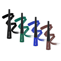 Bella Vita Organic Matte Intense Drama Waterproof Smudge Proof Eyeliner Combo with 4 Colors, Black, Green, Blue, Brown | Long Lasting, Enriched with Vitamin E & Almond Oil | Pack of 4