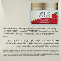 Lotus Herbals Nutramoist Skin Renewal Daily Moisturisng Cream SPF 25 | For All Skin types | 50g
