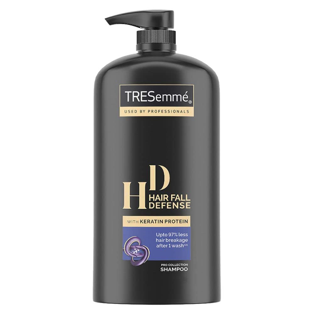 Tresemme Hair Fall Defence Shampoo 1 Ltr & Tresemme Keratin Smooth Shampoo,With Keratin And Argan Oil For Smoother And Shinier Hair, 1 Ltr