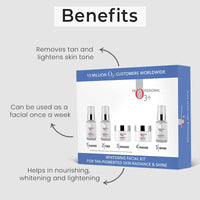 O3+ Whitening Facial Kit for Tan-Pigmented Skin (100g+150ml)