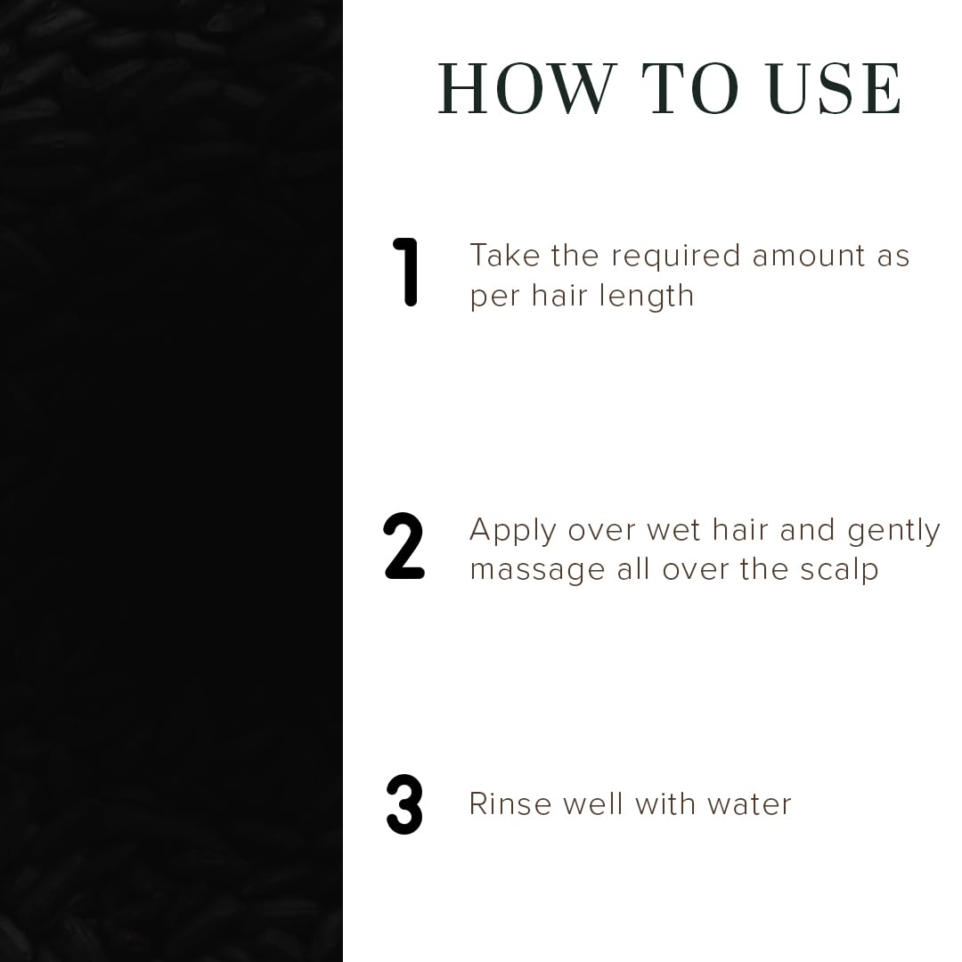 KHADI NATURAL PB BLACK RICE CLEANSER/SHAMPOO SULPHATE PARABEN FREE-310 ml