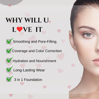 Bloom Beauty 3IN1 Foundation – Vanilla Blossom |Lightweight Formula |Flawless Matte Finish