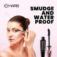 MARS Fabulash Volumising Mascara | Up to 18 Hours Stay | Waterproof with Intense Jet Black Color (12ml) (Pack of 3)