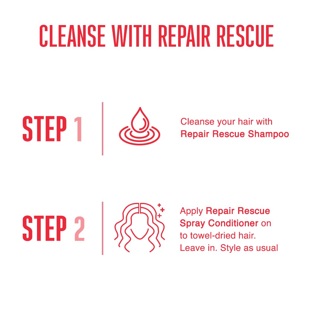 Schwarzkopf Professional New Bonacure Clean Repair Rescue Shampoo (250ml) with Arginine + Spray Conditioner 200ml | COMBO for Damaged and chemically treated hair