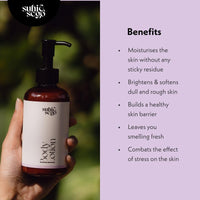 Suhi & Sego Fresh Reset Body Lotion | Nourishing & Brightening, Soothing Fragrance | Niacinamide & Shea Butter | For Dry & Oily Skin - Men & Women | 200ml