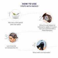 Indus Valley Bio Organic Herbal Indigo Powder | Triple-Sifted Microfine for Natural Hair Coloring | Covers Early Greys & Protects Hair from Damage | 400g