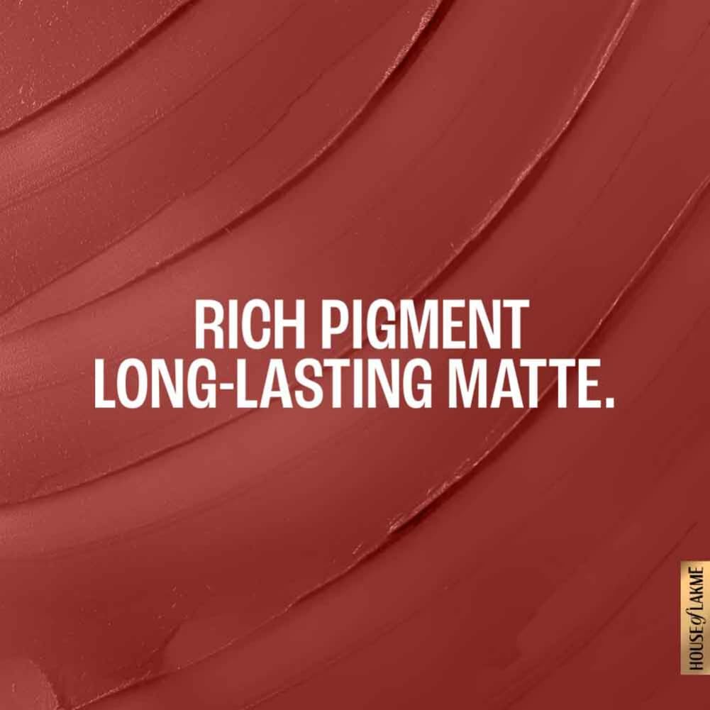 Lakmé Cushion Matte - Red Retro, 4.5 Gm