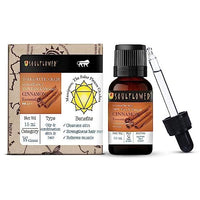 Soulflower Cinnamon Essential Oil for Skin Care, Hair Care, Hydrating | 100% Pure, Natural, Undiluted Cinnamon Essential Oil 15ml