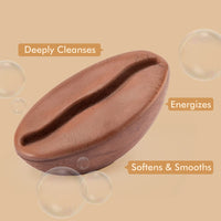 mCaffeine Deep Cleansing Bath Soap with Vitamin E and Coffee Oil | Energizes, Tones and Softens Skin | Bathing Soap in Signature Coffee Shape with Refreshing Aroma | Natural & 100% Vegan