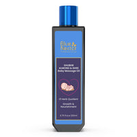Blue Nectar Ayurvedic Baby Oil with Organic Ghee, 100% Natural Baby Massage Oil With Coconut Oil & Olive Oil | Dermatologically Tested (200ml)