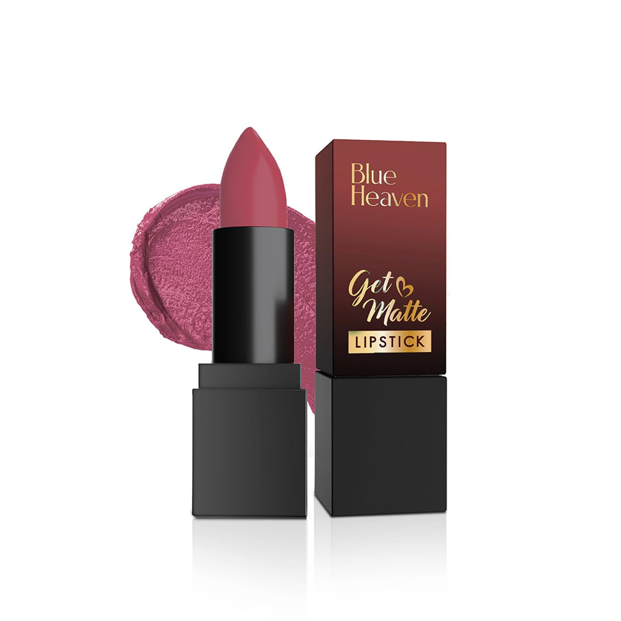 Blue Heaven Get Matte Lipstick | Soft Matte Finish and Lightweight Formula | Intense Pigment | Long-Lasting Lipsticks For Women | 402 | 4GM
