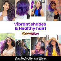 2.Oh! Italian- Violet Hair Color For Women & Men | Ammonia-Free DIY Semi Permanent Hair Color | Enriched with Argan Oil | Lasts upto 12-15 Washes