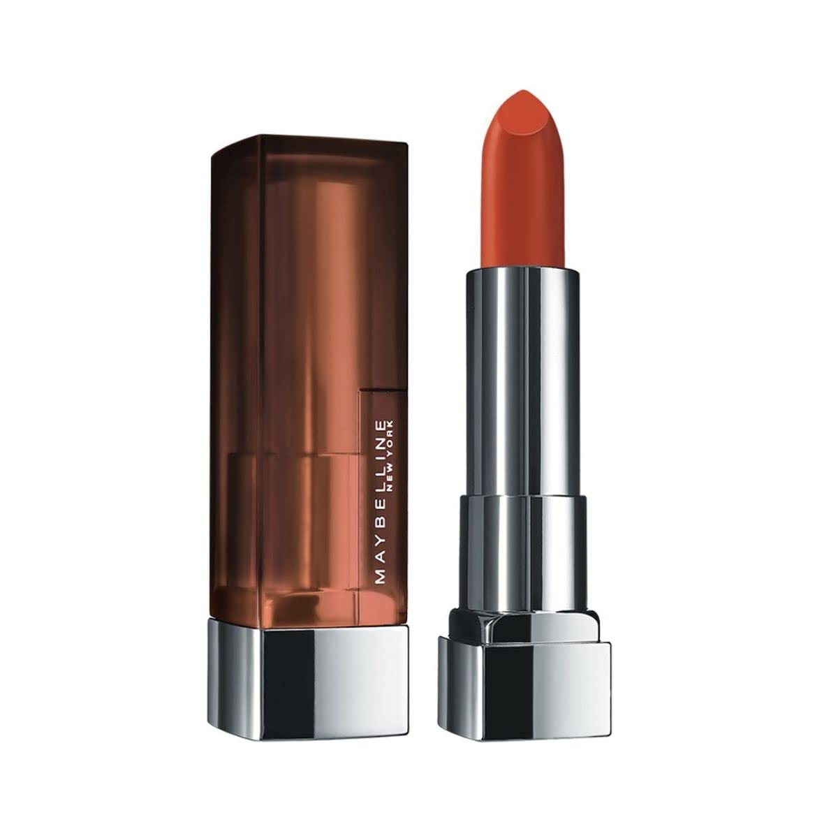 Maybelline New York Matte Lipstick, Intense Colour, 674 Madison Red, 3.9g & Maybelline New York Matte Lipstick, Intense Colour, Keeps Lips Moisturised, 657 Nude Nuance, Lipstick, 3.9g