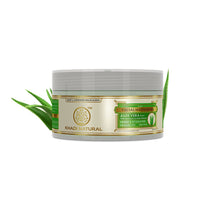 Khadi Natural Aloe Vera Gel, Green|Deeply moisturizing| Unique non sticky formula| Makes skin soft and supple| Suitable for All Skin Types| 200g