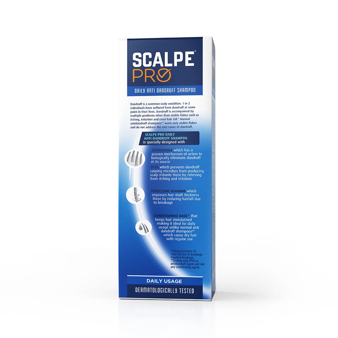 Scalpe Pro Anti dandruff Shampoo 400ml (Pack of 4)