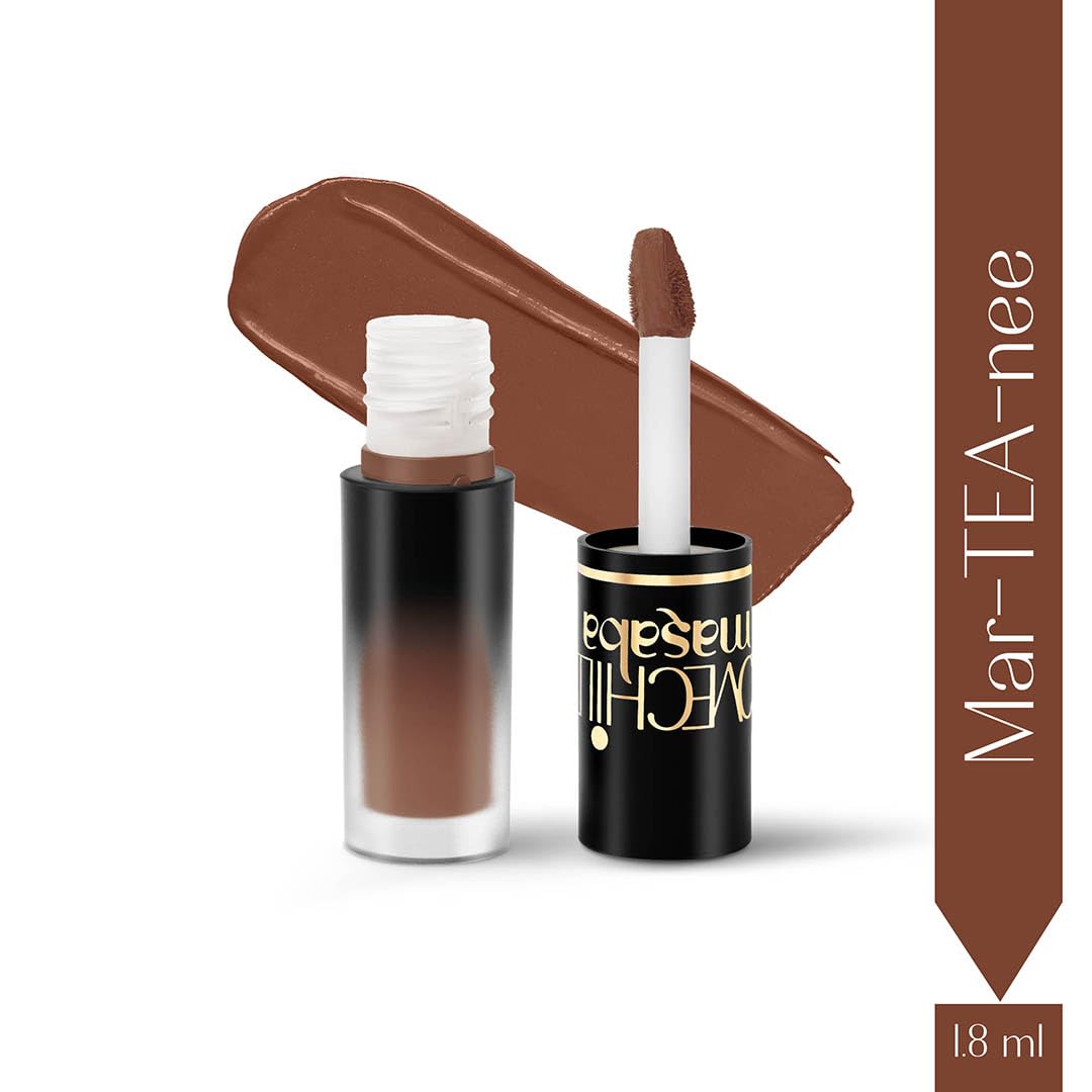 LoveChild Masaba Pocket Liquid Lipstick, Pack of 3 Transfer-Proof, Hydrating Matte Shades with Free Pouch, Hyaluronic Acid, Jojoba Oil & Vitamin E for Long-Lasting, Nourished Lips, Combo 5, 5.4ml