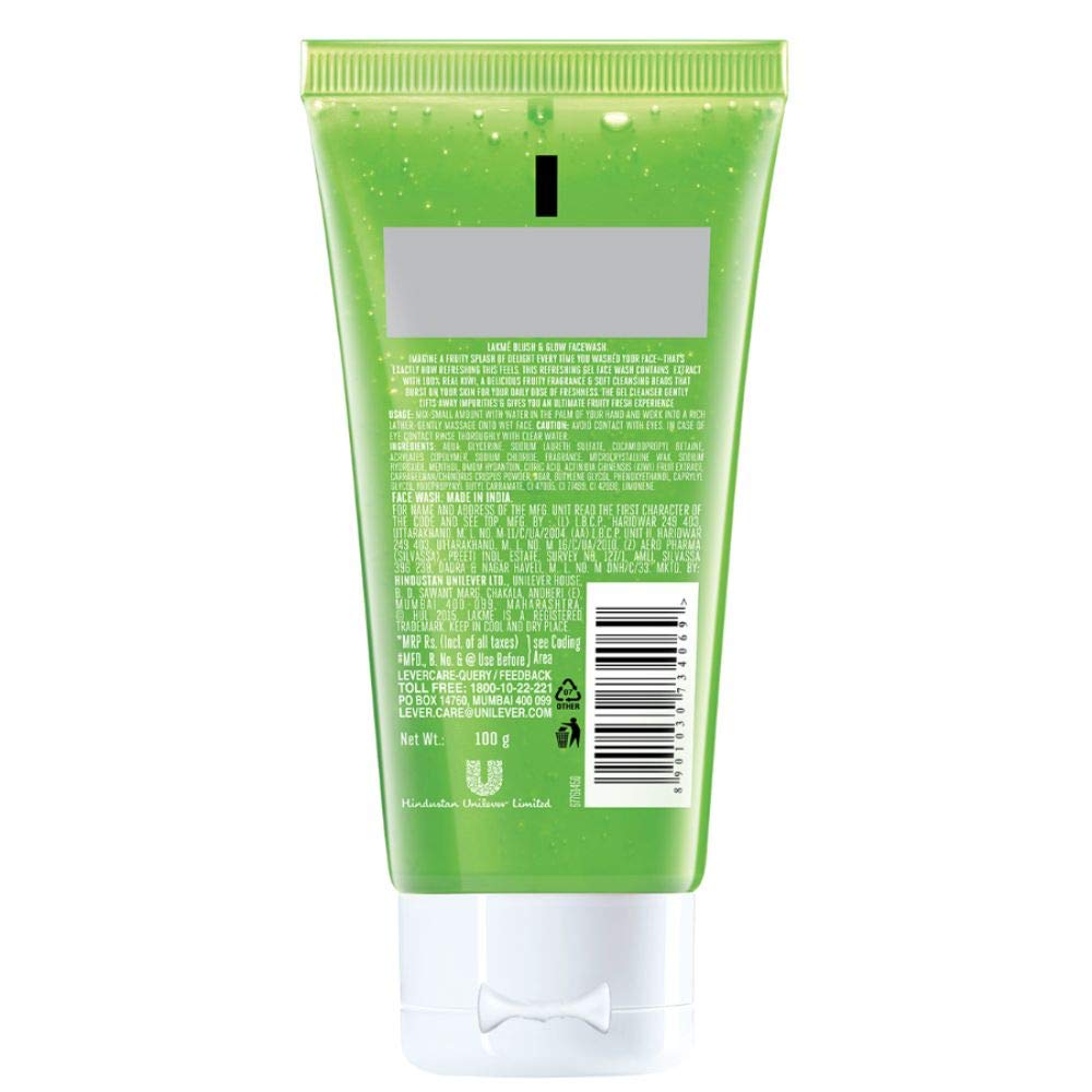 Lakmé 9 to 5 Complexion Care Face Cream, Beige, 30g And Lakmé Blush & Glow Kiwi Freshness Gel Face Wash, with Kiwi Extracts, 100g