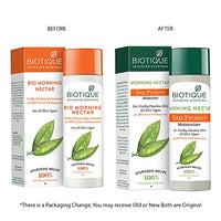Biotique Morning Nectar Sun Protect Moisturizer SPF 30 UVA/UVB Sunscreen| Contains Wild Turmeric, Neem Leaves, & Morning Nectar | Visibly Flawless Skin | Suitable for All Skin Types | 120 ml