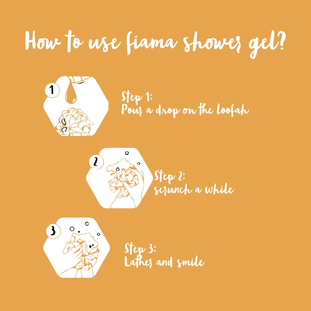 Fiama Body Wash Shower Gel Golden Sandalwood Oil and Patchouli, 250ml, Body Wash for Women & Men with Skin Conditioners for Soft and Luxurious Skin, Suitable for All Skin Types