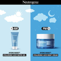 Neutrogena Hydro Boost Hyaluronic Acid Face Moisturizer 15ml | 24 hours long lasting Hydration | Oil free non sticky light water gel fast absorbing| Daily use | All Skin Types | For Men & Women 15g