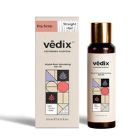 Vedix Niryath Root Stimulating Ayurvedic Hair Oil | Hair Growth Oil With Lotus + Licorice + Cedar - Customized Anti Hair Fall Control Oil - 100ml