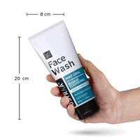 Ustraa Face Wash - Mint Cool - For Dry to Normal Skin - 200g | Reduces Moisture Loss | Removes Dirt & Dead Skin | with Pine Bark & Peppermint | NO SLS, NO PARABEN