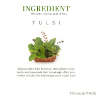 Khadi Natural Tulsi Herbal Hair Oil|Hair Oil For Hair Fall |Non-Sticky Hair Oil For Dry Scalp| Suitable For All Hair Types| 210 ml
