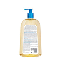 Bioderma Atoderm Huile de douche Anti-iritation Cleaning Oil | 24hrs Hydration | Face and Body Moisturizer | Soothes Discomfort - Dry to Very Dry Sensitive Skin - 1 Ltr
