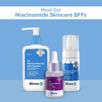 The Derma Co 2% Niacinamide Gentle Skin Cleanser for Sensitive, Dry, Normal Skin - 125 ml Non-Irritant | 100% Soap-Free | Non-Oil Stripping | Gently Cleanses Makeup