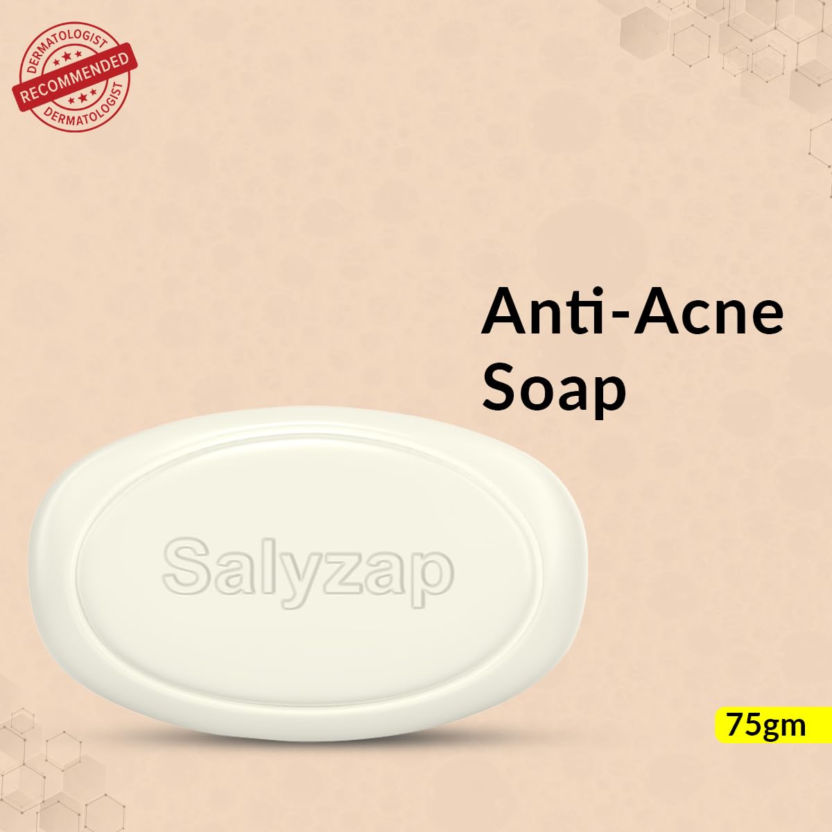 Fixderma Salyzap Soap with Salicylic Acid, Tea Tree Oil & Vitamin E | Acne Soap for Acne-Prone & Oily Skin (75, Salicylic Acid)