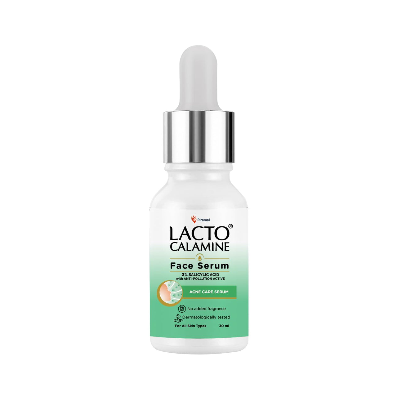 Lacto Calamine 2% Salicylic Acid Serum |30ml x 2 |Face Serum For Acne, Blackheads,Oil control & Open Pores | Serum For Clear Skin | Face Serum for Women & Men |Dermatologically Tested & Fragrance Free